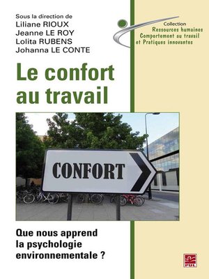 cover image of Le confort au travail